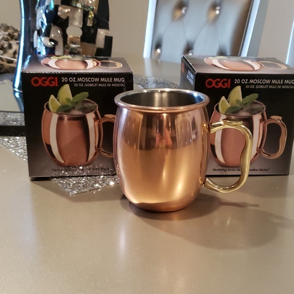 OGGI Other - SET OF 2/20 oz.Moscow Mule Goblets